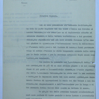 Lettera di Corrado Lazzeri a Fernand Brisset (12 ottobre 1934)