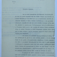 Lettera di Corrado Lazzeri a Fernand Brisset (12 ottobre 1934)